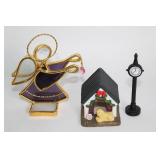 Holiday Village Figurine Set with Christmas Characters