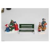 Holiday Village Figurine Set with Christmas Characters