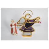 Holiday Village Figurine Set with Christmas Characters