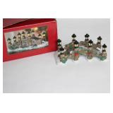 St. Nicholas Square 1999 Stone Bridge Christmas Village Figurine