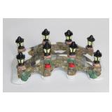 St. Nicholas Square 1999 Stone Bridge Christmas Village Figurine