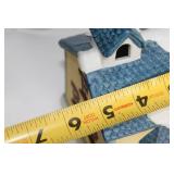 American Porcelain Collectible Light-up Post Office Decoration