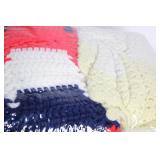 Handmade Crochet Blanket with Multi-Color Design