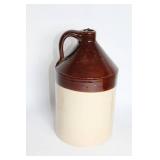 Vintage Stoneware Jug with Brown Glaze