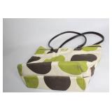 Knitpickers Canvas Tote Bag with Polka Dot Design