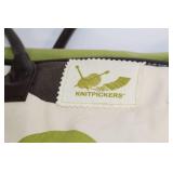 Knitpickers Canvas Tote Bag with Polka Dot Design