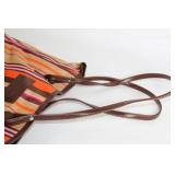 World Vision Striped Canvas Tote Bag