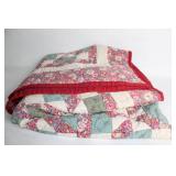 Handcrafted 90x90 Queen Size Floral Quilt