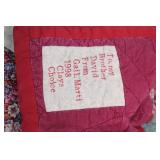 Handcrafted 90x90 Queen Size Floral Quilt