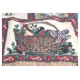 Child Size Holiday Themed Woven Blanket