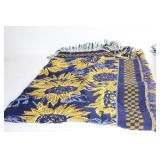 Set of 3 Decorative Blankets - Child Size, Holiday, and Sunflower Designs