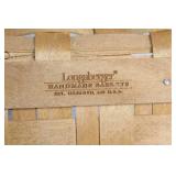 Longaberger Handmade Picnic Basket with Lid