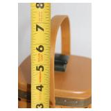 Longaberger Handwoven Basket with Lid and Fabric Liner