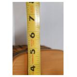 Longaberger Handwoven Basket with Lid and Fabric Liner