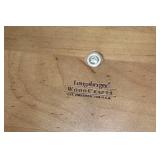 Longaberger WoodCrafts Basket with Lid and Handles