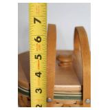 Longaberger 2006 Tree Trimming Basket with Woodcraft Top