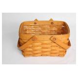 Handwoven Longaberger Basket from April 2002