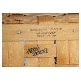 Handwoven Longaberger Basket from April 2002