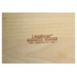 Longaberger Handmade Basket with Divider Insert