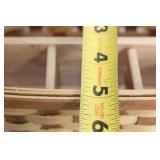 Longaberger Handmade Basket with Divider Insert