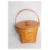 Longaberger Handwoven Basket with Lid