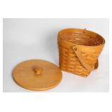 Longaberger Handwoven Basket with Lid