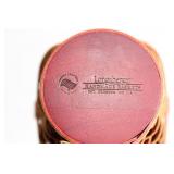 Longaberger Handmade Heart-Shaped Basket with Fabric Liner