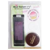 Collection of Assorted Rubber Stamps with Wooden Blocks - Holiday and Floral Themes