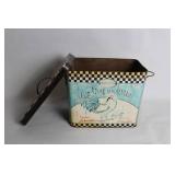 Vintage French Decor Le Coq en PÃ¢te Metal Tin Box