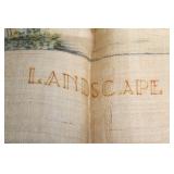 Vintage Philippines Landscape Embroidered Textile Art