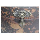 Set of 2 Decorative Floral Pattern Storage Boxes