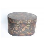 Set of 2 Decorative Floral Pattern Storage Boxes
