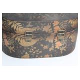 Set of 2 Decorative Floral Pattern Storage Boxes