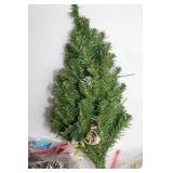 Assorted Holiday Decor Collection with Mini Tree and Ornaments