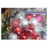 Assorted Holiday Decor Collection with Mini Tree and Ornaments