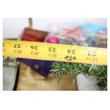 Assorted Holiday Decor Collection with Mini Tree and Ornaments