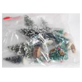 Assorted Holiday Decor Collection with Mini Tree and Ornaments