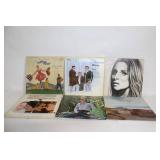 Collection of 6 Vintage Vinyl Records Featuring Iconic Albums