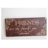 Set of 2 Decorative Wall Plaques - Coffee and Friendship Themes