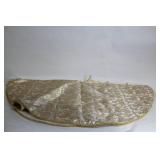 Martha Stewart Everyday Holiday Tree Skirt in Gold Paisley