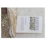 Martha Stewart Everyday Holiday Tree Skirt in Gold Paisley