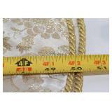 Martha Stewart Everyday Holiday Tree Skirt in Gold Paisley