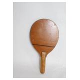 Vintage Wooden Table Tennis Paddle with Personalization