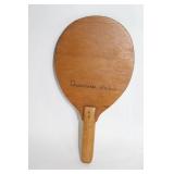Vintage Wooden Table Tennis Paddle with Personalization