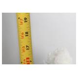 Decorative Snowman Figurine with Patchwork Outfit and Accessories