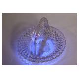 Collection of 12 Clear Glassware Items with Various Designs