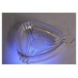 Collection of 12 Clear Glassware Items with Various Designs