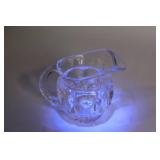 Collection of 12 Clear Glassware Items with Various Designs