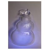 Collection of 12 Clear Glassware Items with Various Designs