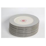 Vintage Rose Design Porcelain Dishware Set